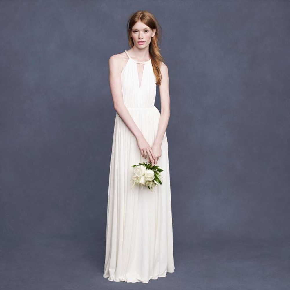 J Crew Ursula Wedding Gown size 4 (altered)